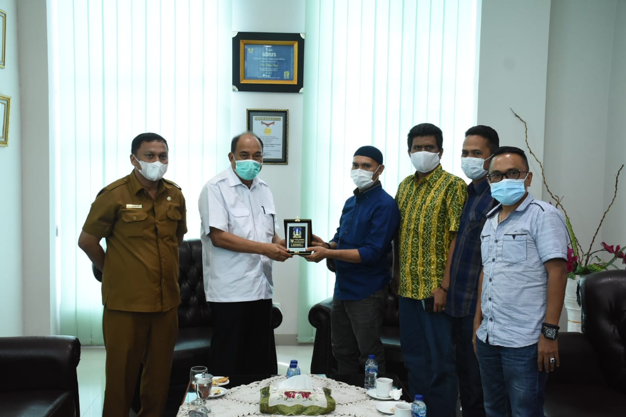 Walikota Tebing tinggi   Ir. H. Umar Zunaidi Hasibuan, MM Terima Audensi PWI Kota Tebing tinggi