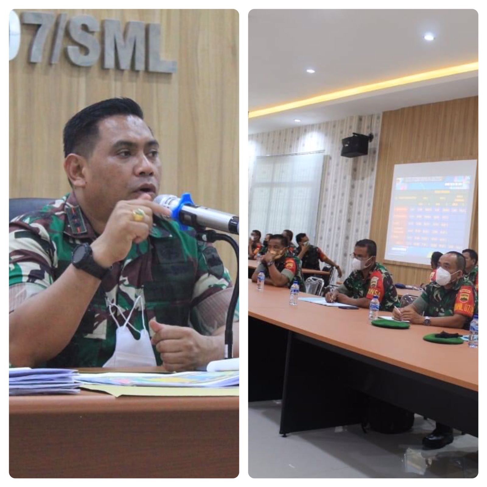 Kodim 0207/Simalungun Gelar Rapat Pencapaian Percepatan Vaksin Covid-19