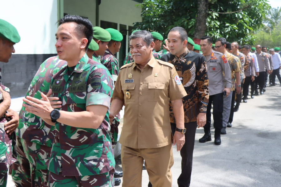 Kapolresta Deli Serdang Beserta PJU Hadiri Halal Bi Halal di Makodim 0204 Deli Serdang