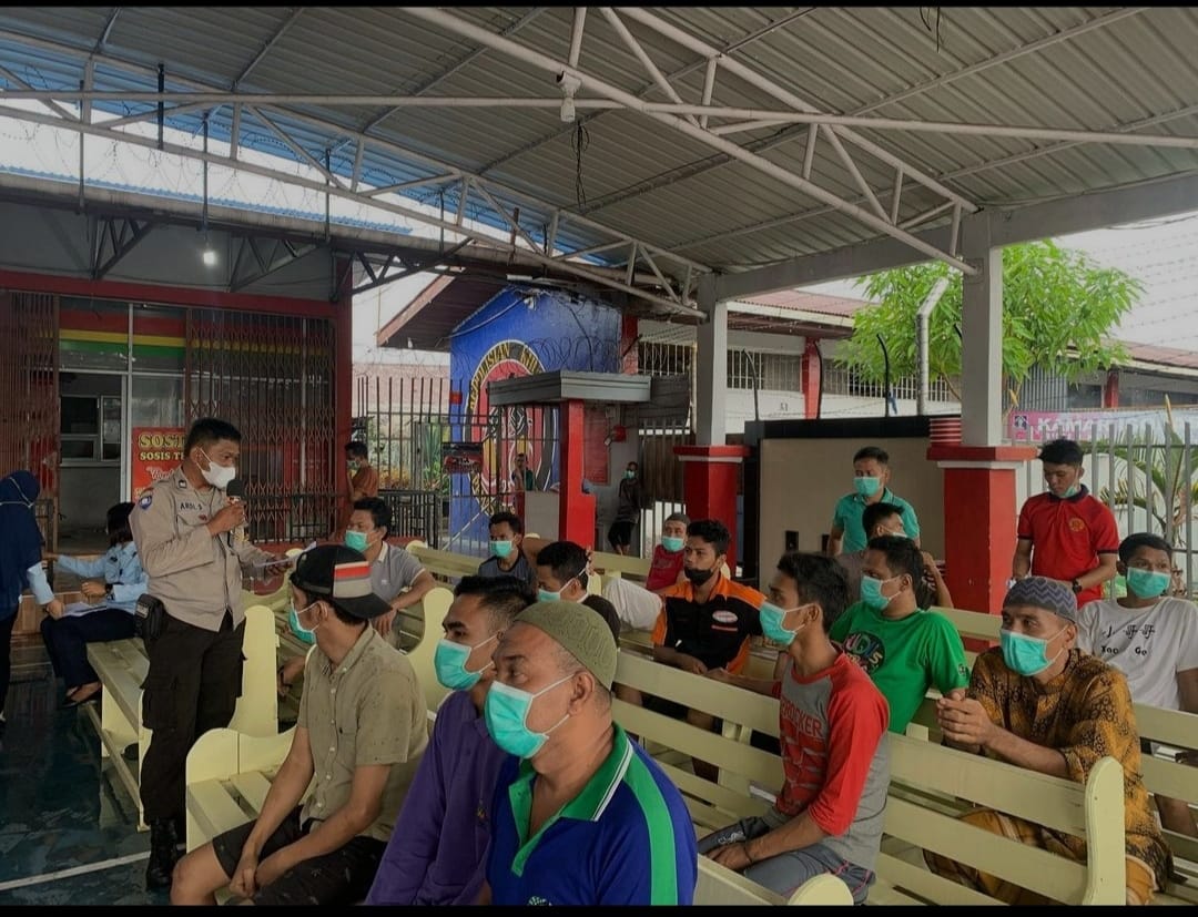 Kenaikan Kasus Covid-19 Di Indonesia Rutan Dumai Lakukan Vaksinasi BOOSTER Massal