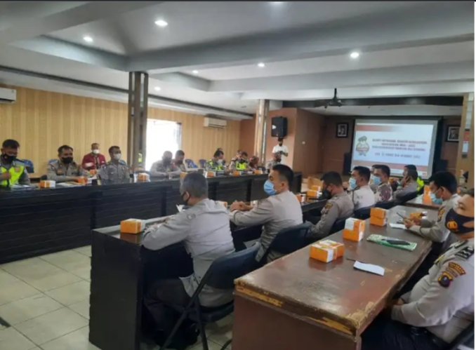 Polresta Deli Serdang Melaksanakan Lat Pra Operasi,Memaksimalkan Pelaksanaan Operasi Keselamatan Tob