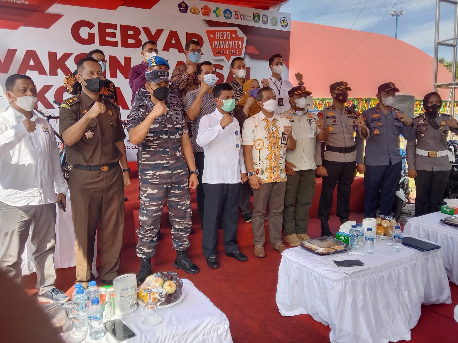OJK Riau Dukung Penuh Upaya Percepatan Vaksinasi Mendorong Pemulihan Ekonomi