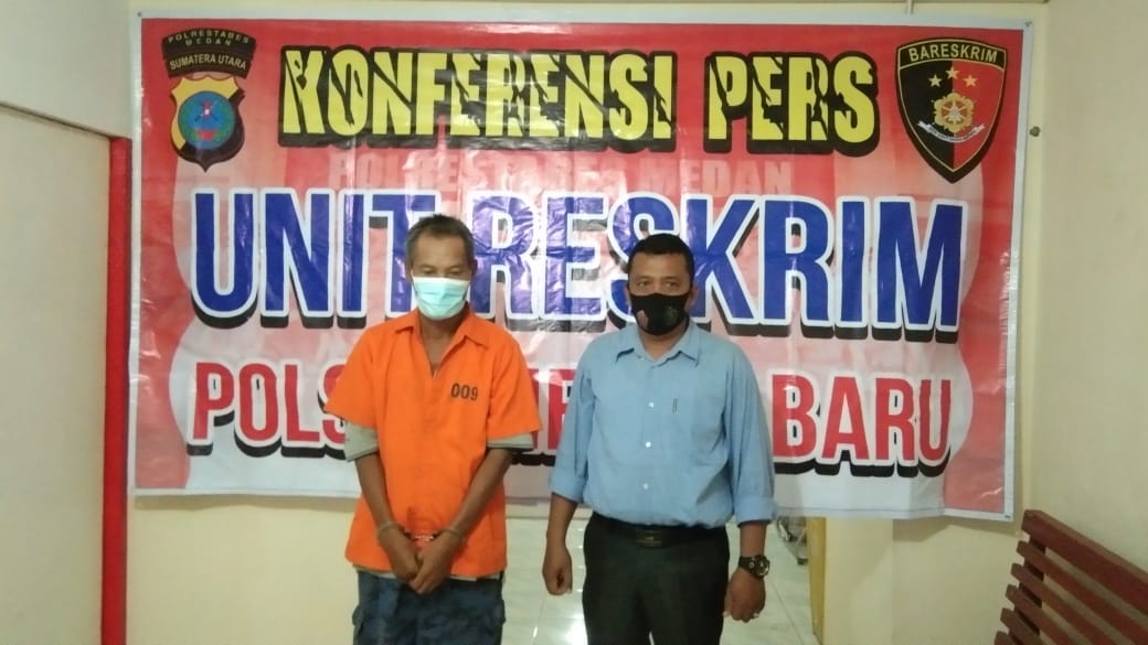 Lagi-Lagi Polsek Medan Baru Amankan Seorang Pria Penikmat Sabu