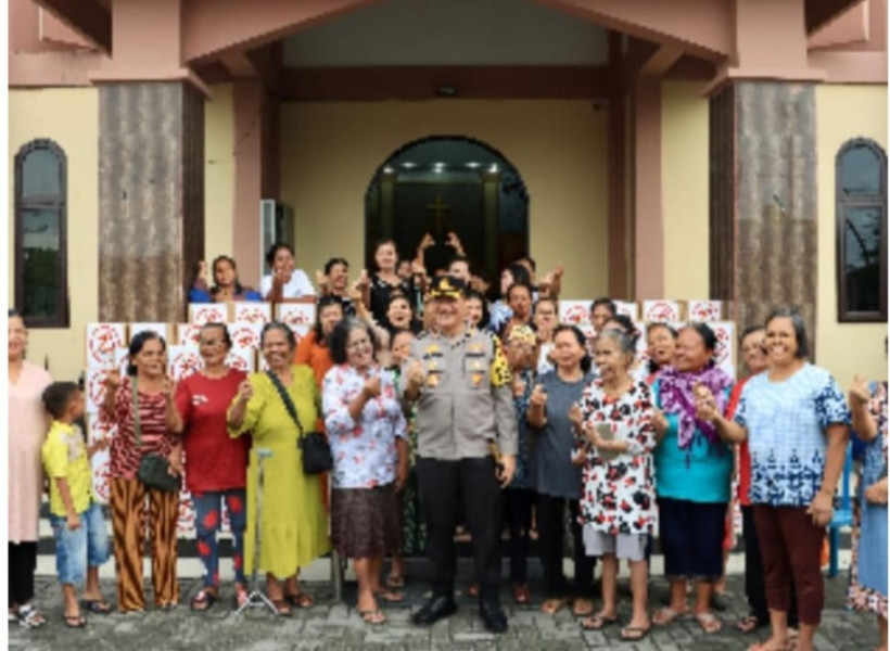 Polres Pelabuhan Belawan Laksanakan Bakti Sosial Sambut Hari Bhayangkara Ke 78