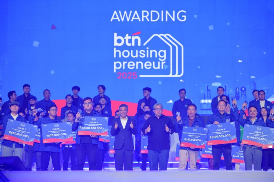 Tutup Rangkaian BTN Expo 2026, Awarding BTN Housingpreneur 2025 Lahirkan Inovator Muda Ekosistem Perumahan