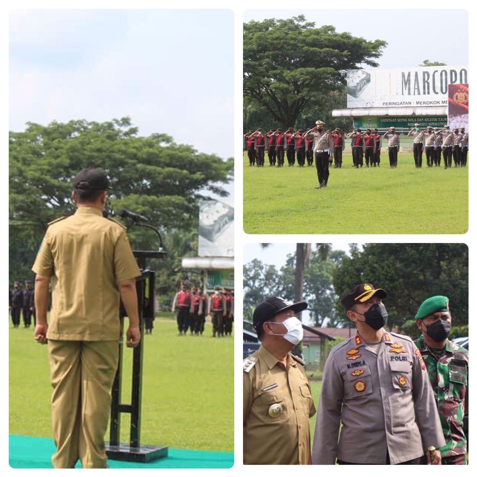 Apel Gelar Pasukan Dalam Rangka Operasi Kepolisian Terpusat “Ketupat Toba Tahun 2022”