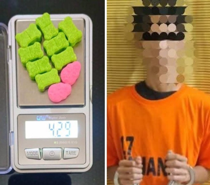 Satres Narkoba Polres Binjai Ringkus Pemuda Pembawa 10 Pil Ekstasi