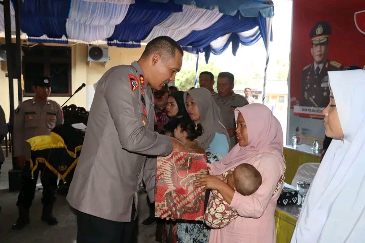 Sambut Hut Bhayangkara ke 77, Polres Madina Laksanakan Bakti Kesehatan