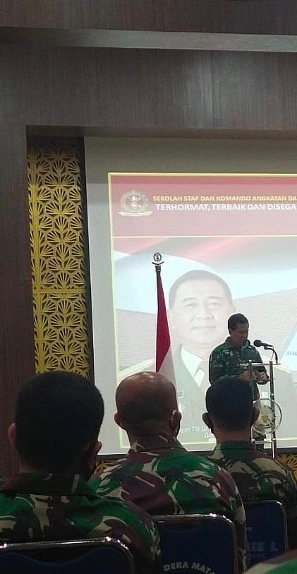 Komandan Seskoad Beri Pengarahan Kepada Seluruh Personel Organik