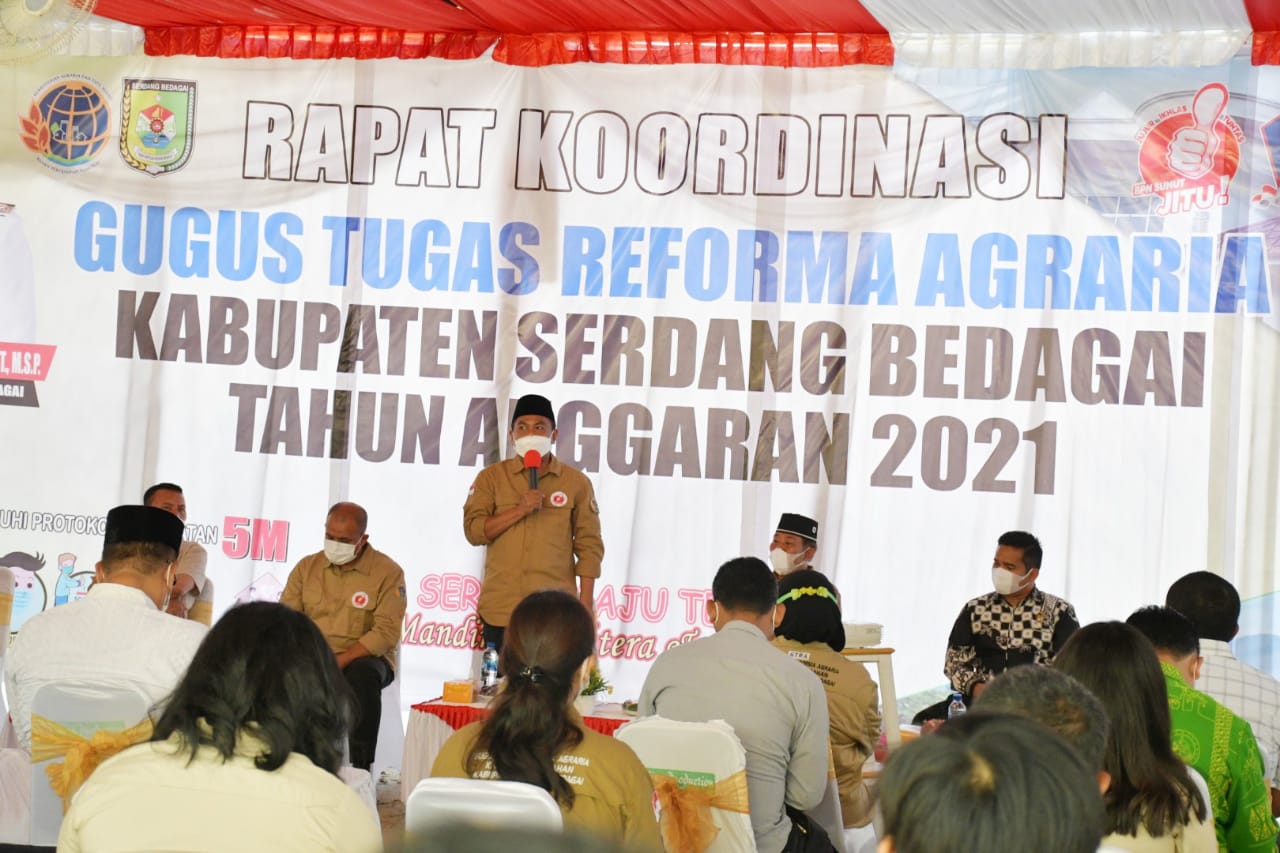 Apresiasi BPN Bupati Sergai Dukung Peningkatan Aspek Agraria
