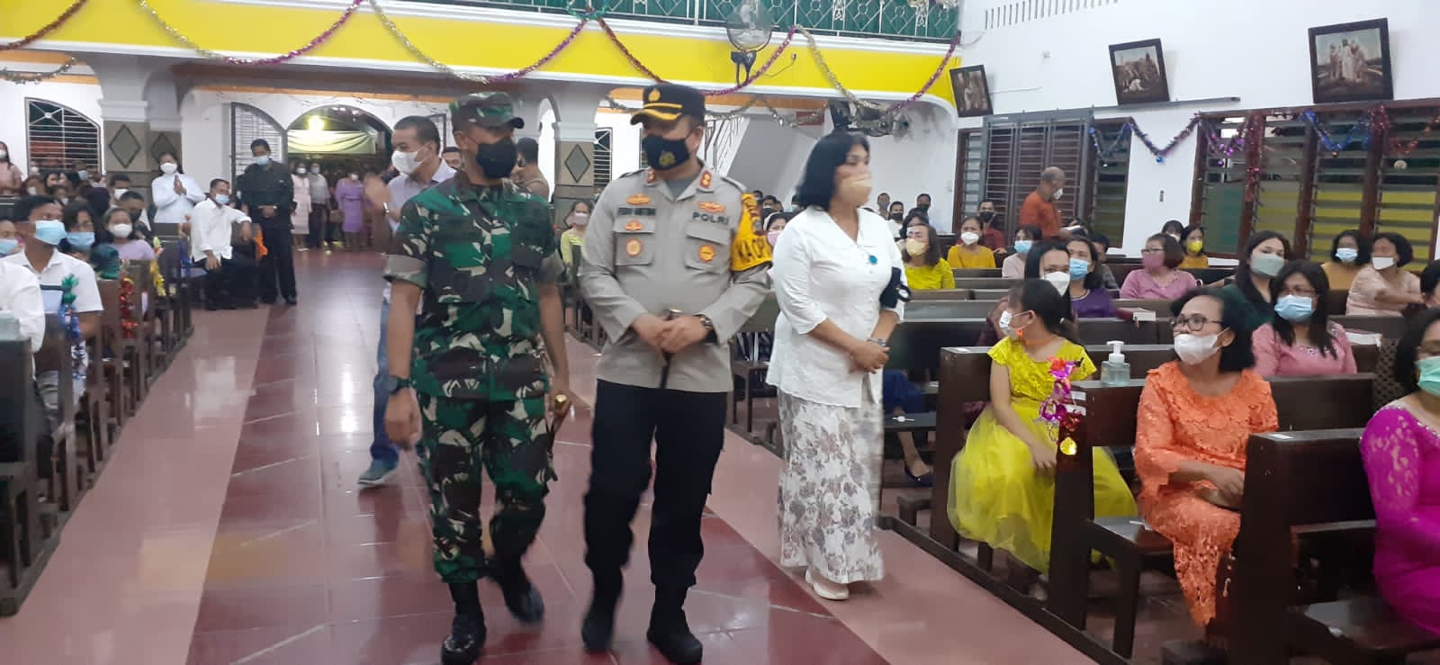 Walikota Binjai Laksanakan Pemantauan Malam Natal dan Pos Nataru 2021