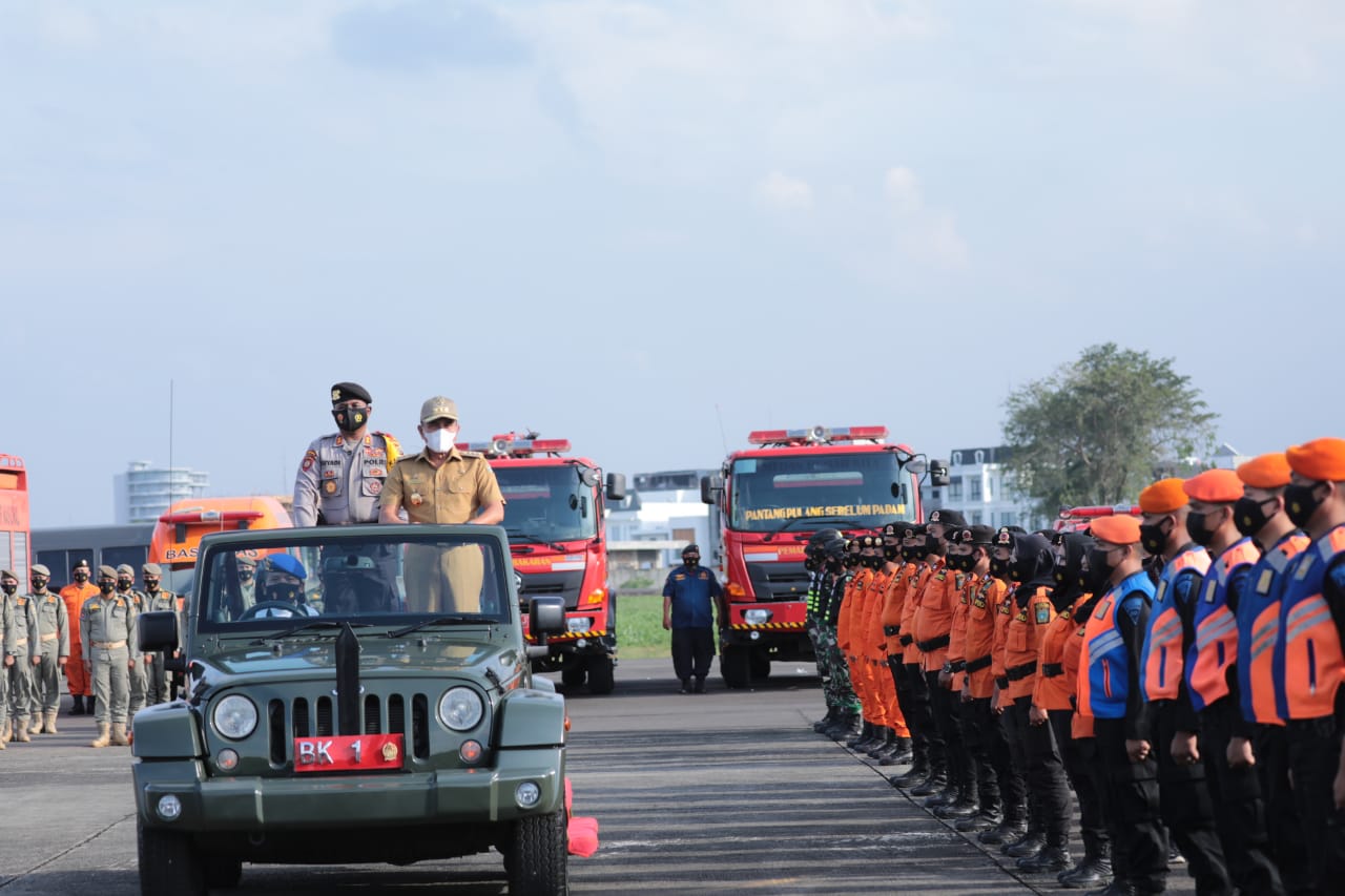 Apel Gelar Pasukan Ops Lilin Toba 2021 Pengamanan Natal dan Tahun di Sumut