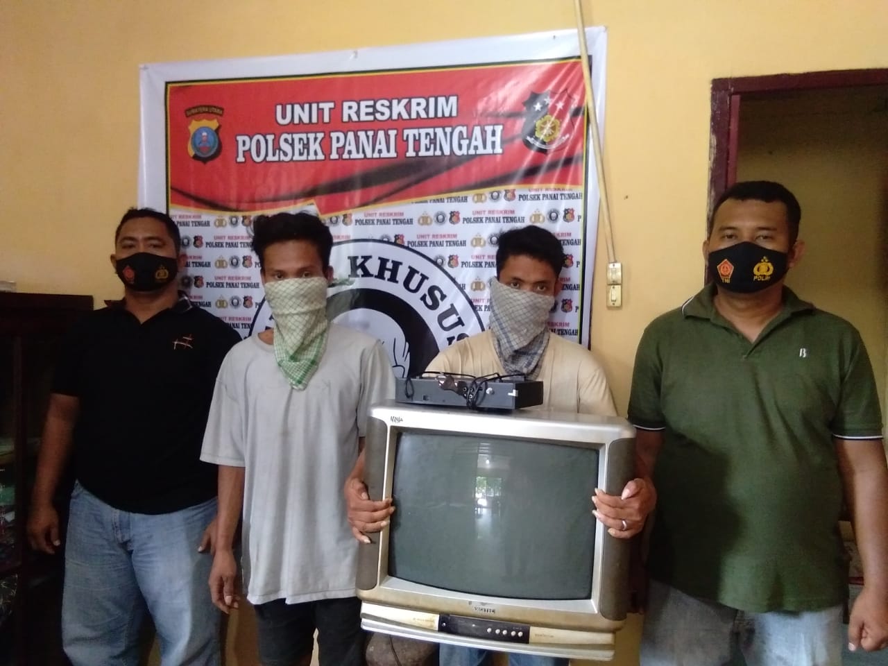 Pelaku Curat berhasil diamankan Team Tekab Polsek Panai Tengah