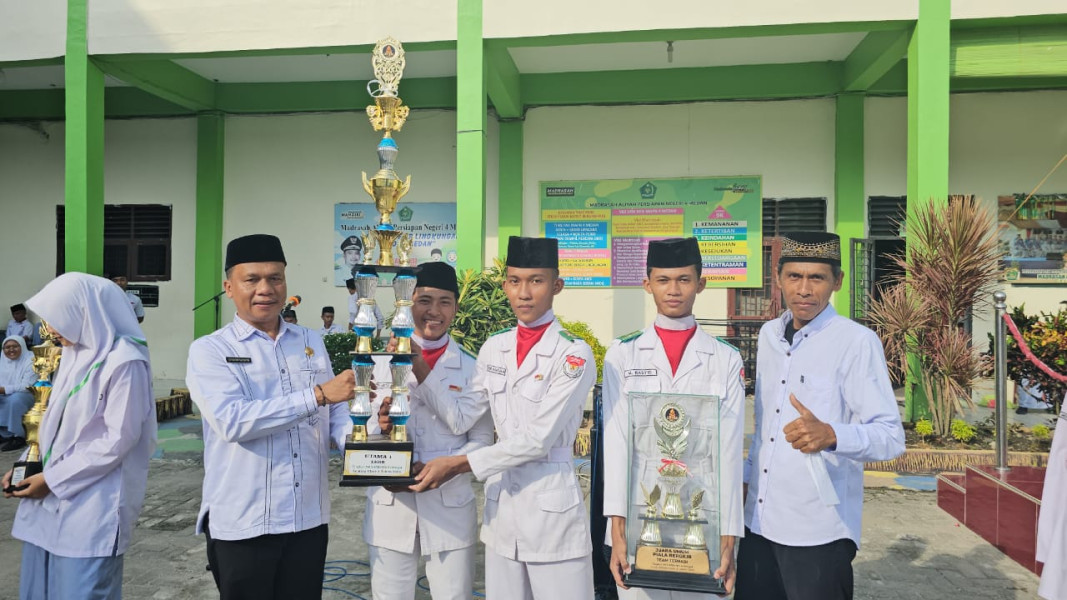 Paskibra MAPN- 4 Medan Raih Juara Umum Team Terbaik dalam Event Lentera Class 2 Thn 2024