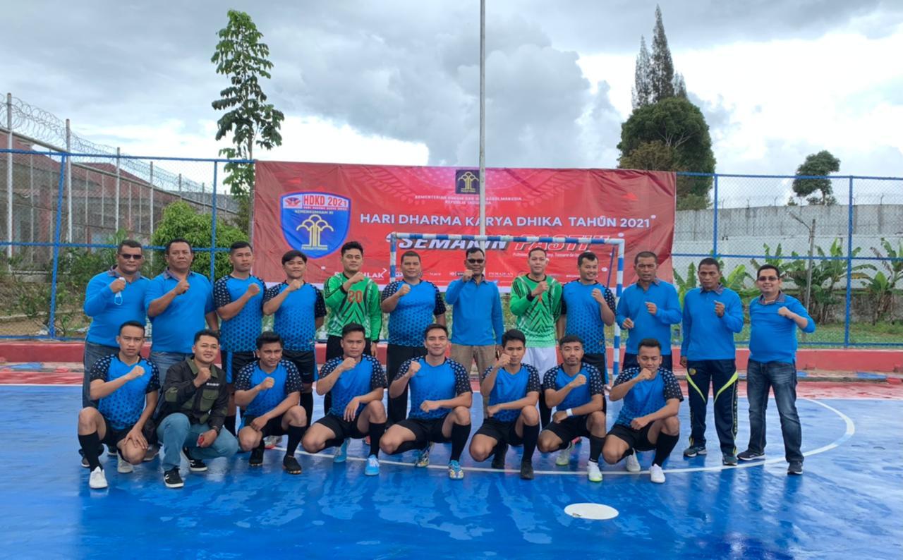 Kemenkumham Wilayah Sumut Se-Tapanuli Raya dan Simalungun Gelar Pertandingan Futsal