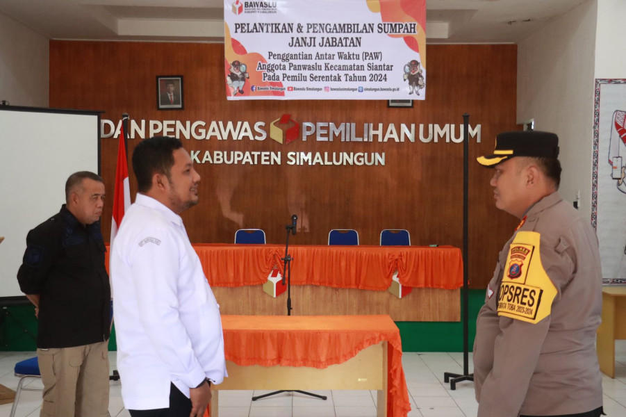 Kapolres dan BAWASLU Simalungun Koordinasi untuk Sukseskan Pemilu 2024