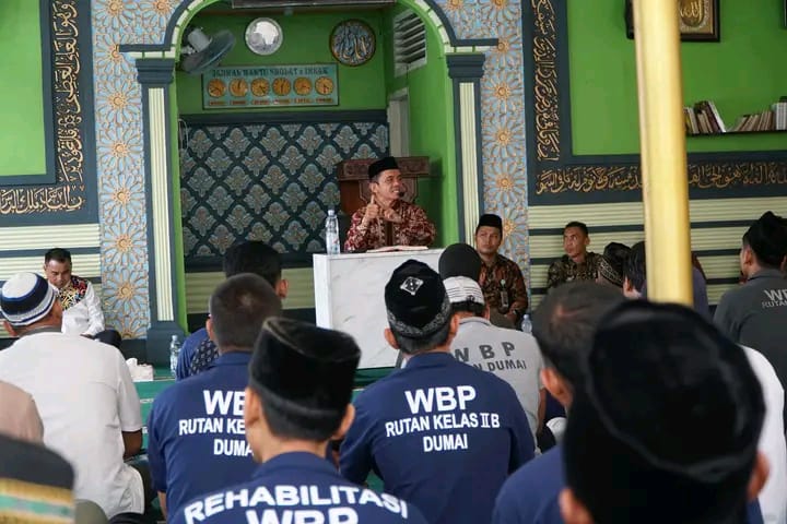 Rutan Dumai Gelar Doa bersama Bencana Di Sumatera