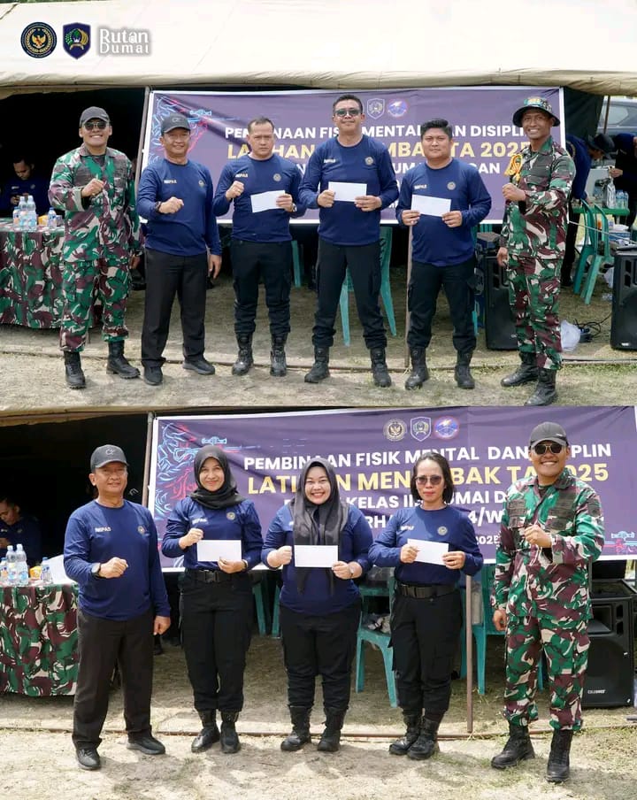Asah Ketangguhan dan Kemampuan, Petugas Rutan Dumai Pelatihan Menembak