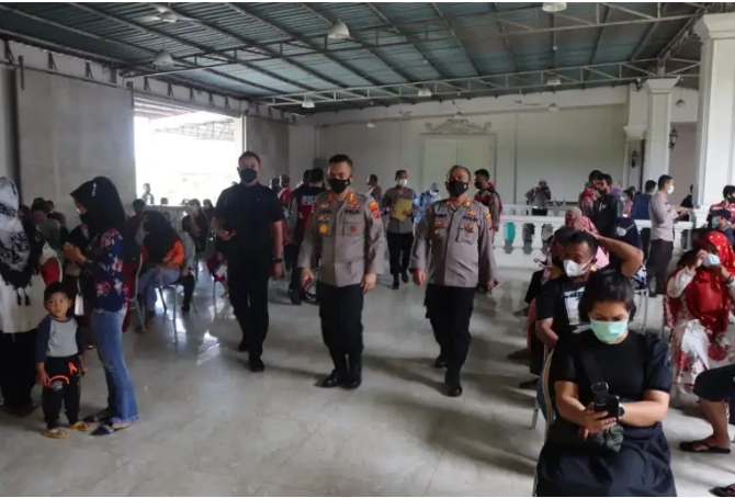 Polresta Deli Serdang Kembali Melaksanakan Vaksinasi Massal Demi Terwujudnya Herd Immunity