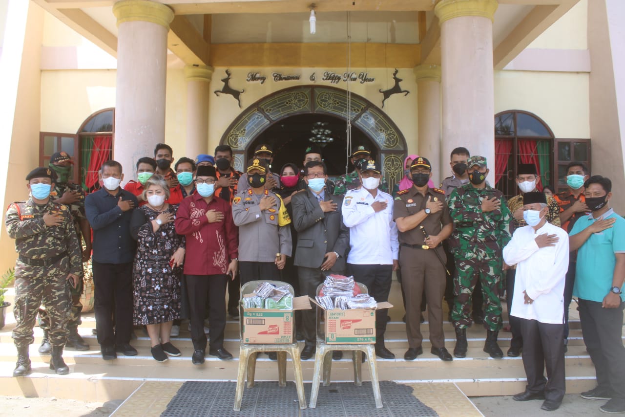 Berikan Rasa Aman Perayaan Paskah, Kapolres Sergai Bersama Forkopimda Patroli Ke Gereja