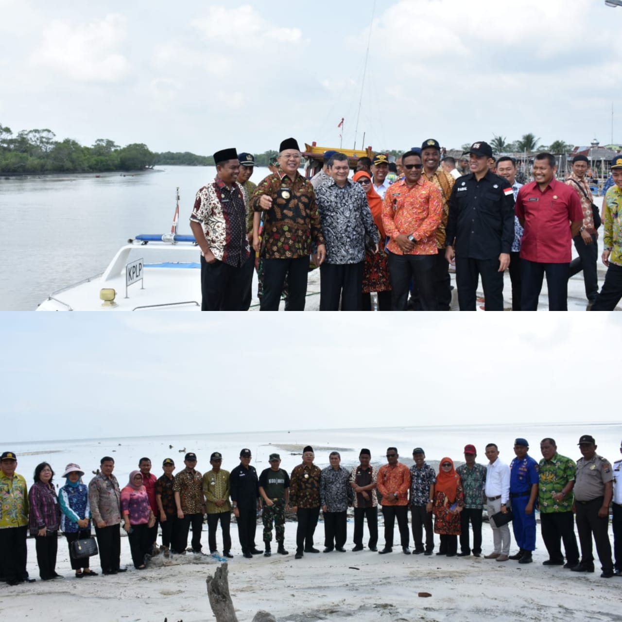 Bupati Sergai Dan BNPP Mantapkan Lokpri Desa Bagan Kuala.