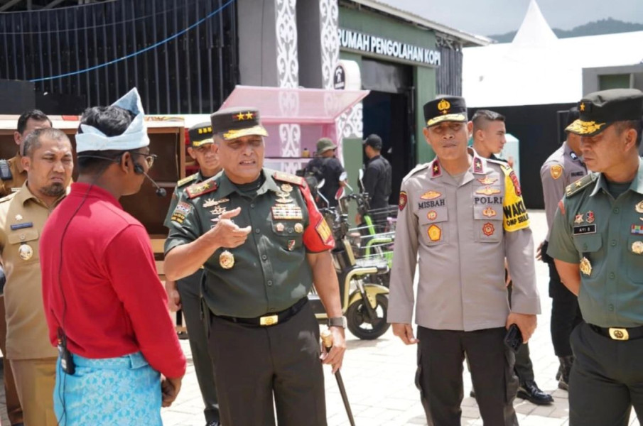 Pangdam IM cek langsung kesiapan Pengamanan Presiden RI