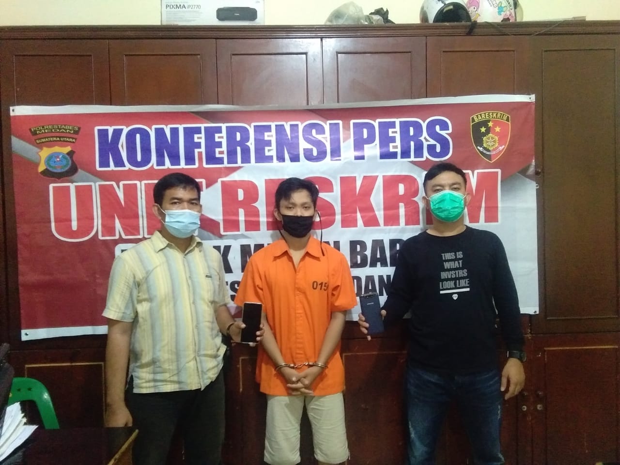 Unit Reskrim Polsek Medan Baru Amankan AKGN Seorang Pelaku Pencurian Hp