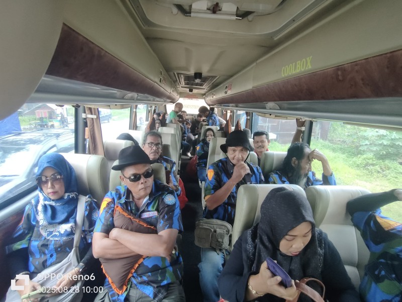 34 Peserta HUT ke -56 IPK DPD II IPK Dumai Berangkat ke Perawang