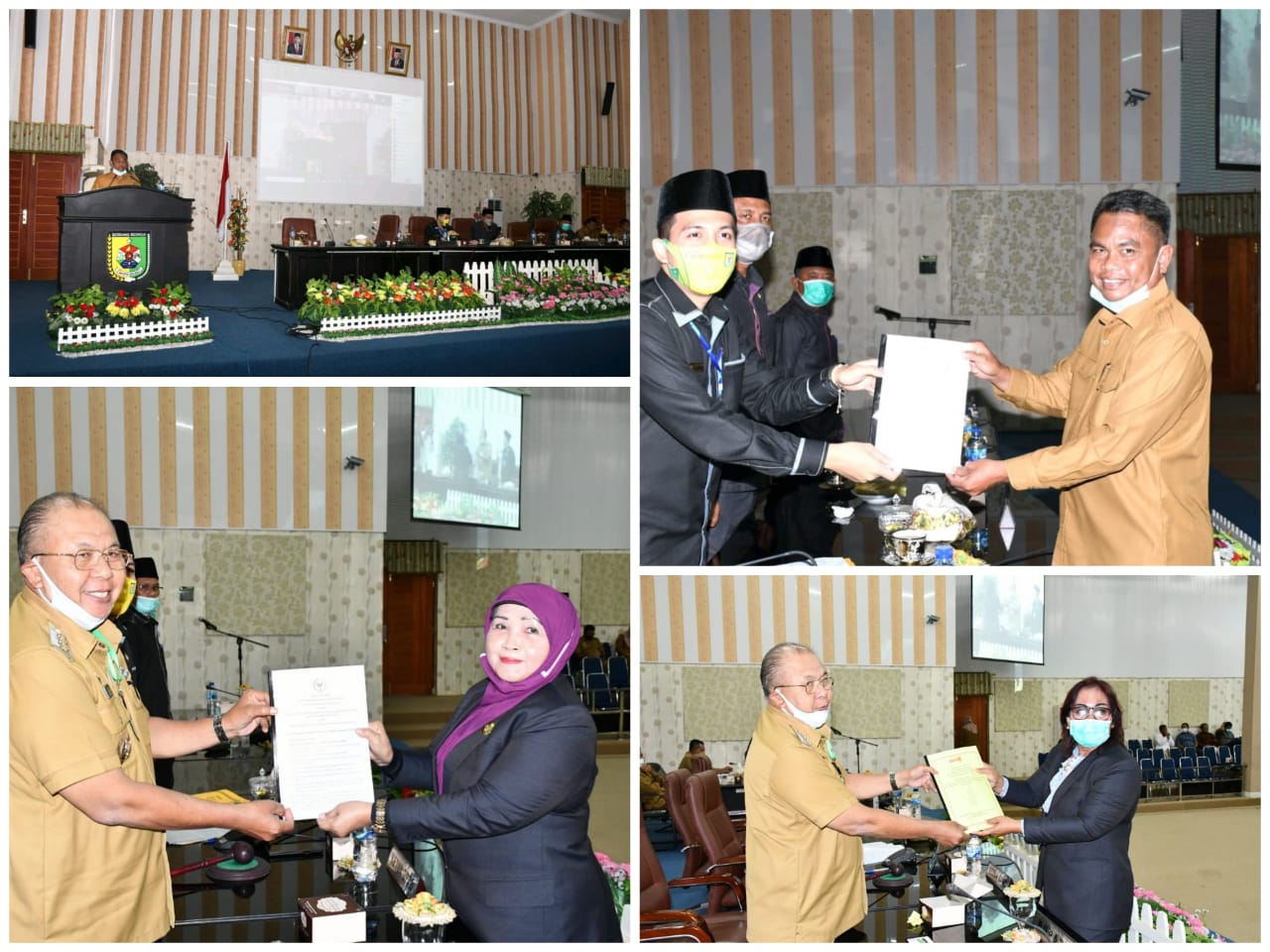 Bupati dan Wabup Sergai Hadiri Rapat Paripurna  DPRD