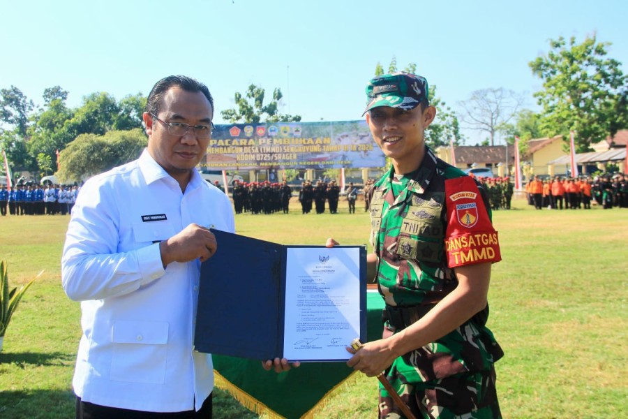 Gubernur Jateng: TMMD Turunkan Angka Kemiskinan dan Dorong Pertumbuhan Ekonomi