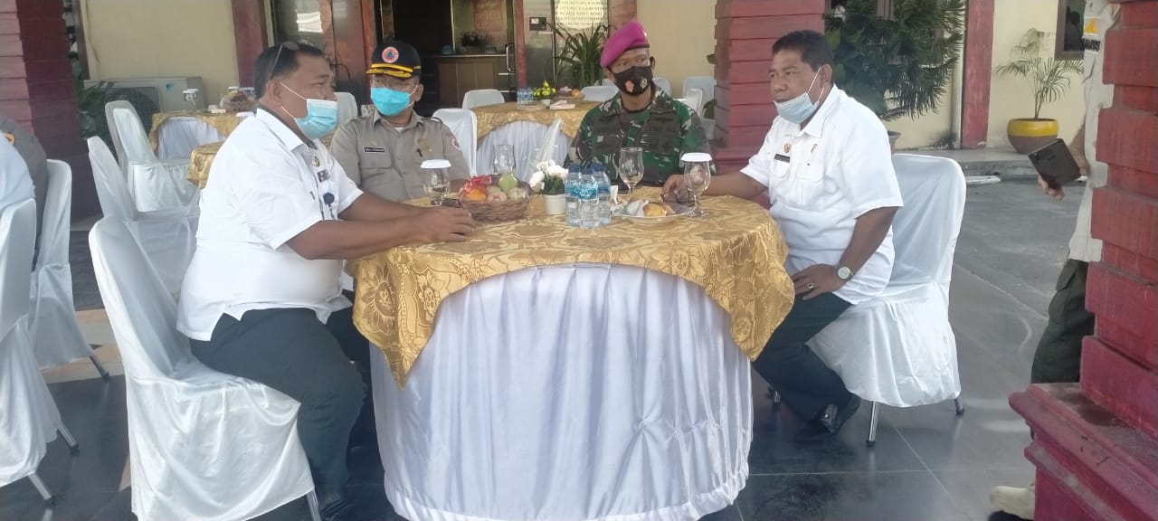 Ikut Serta Tanggap Darurat Bencana, Danyonmarhanlan I Hadiri Apel Bersama dan Rakor