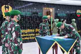 Pangdam I/BB Serah Terimakan Jabatan Denzipur 2/PS