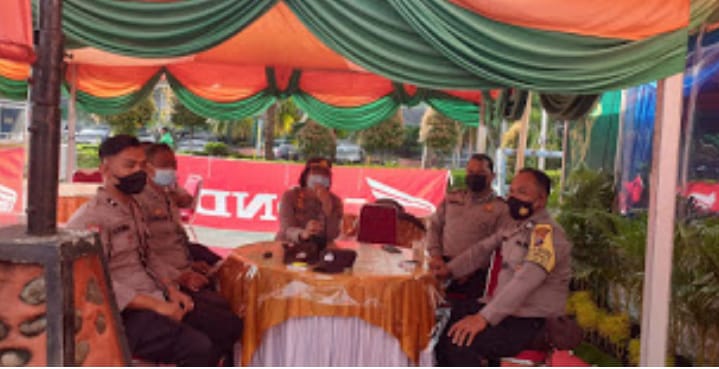 Waka Polsek Medan Baru  Cek  Kesiapan Personel Jaga di Pos Lebaran 2021