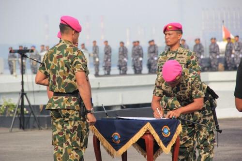 Wali Kota Medan Hadiri Sertijab Komandan Batalyon Marinir Pertahanan Pangkalan I Belawan