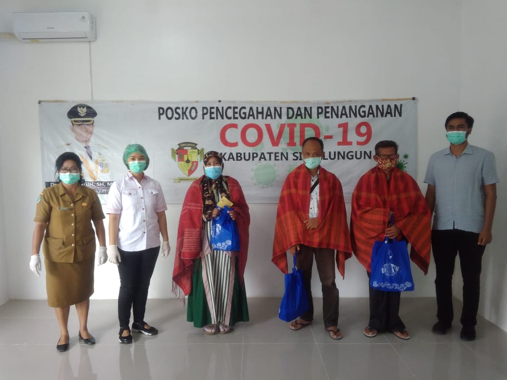 Tiga Pasien Covid-19 Sembuh dari RSUD Parapat Simalungun