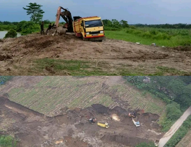 Galian C Di Lahan Eks HGU PTPN II Kebun Tunggurono, Rahmad: Kalau HGU akan Dilaporkan