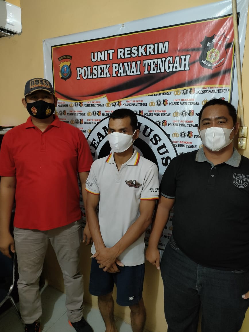 Kepala Dusun Sei Nahodaris Diamankan Tekab Polsek Panai Tengah Tersangka Tindak Pidana Narkoba
