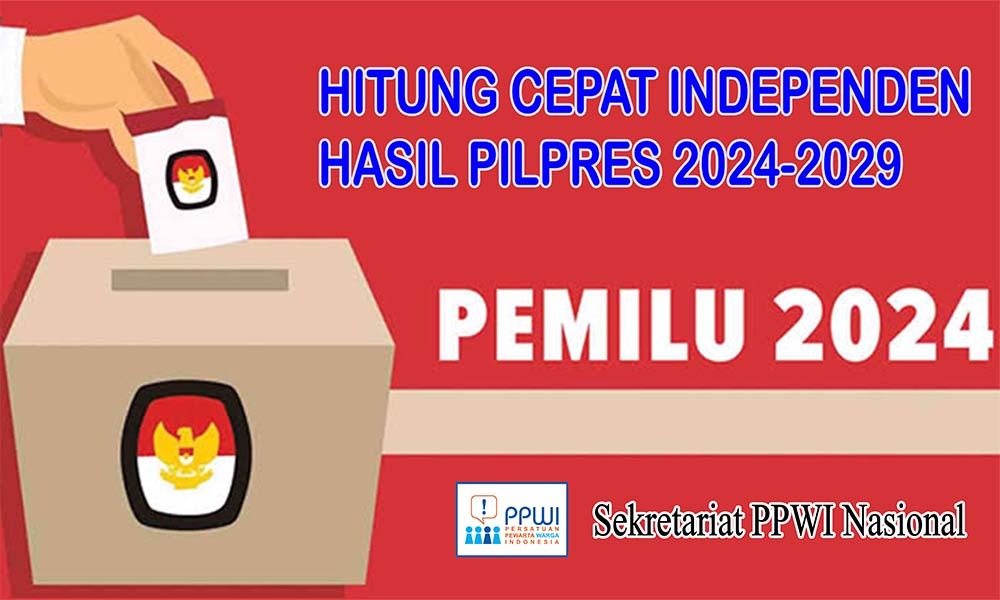 PPWI Selenggarakan Hitung Cepat Independen Hasil Pilres 2024
