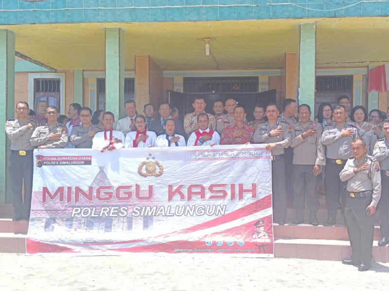 Minggu Kasih Bersama HKI Resort Tiga Bolon, Kapolres Simalungun: Tingkatkan Kepercayaan Publik