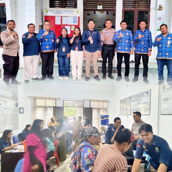 Pelayanan Terpadu Dukcapil–BPJS Hadir di Pantai Cermin, Ombudsman On The Spot Kawal Layanan Publik