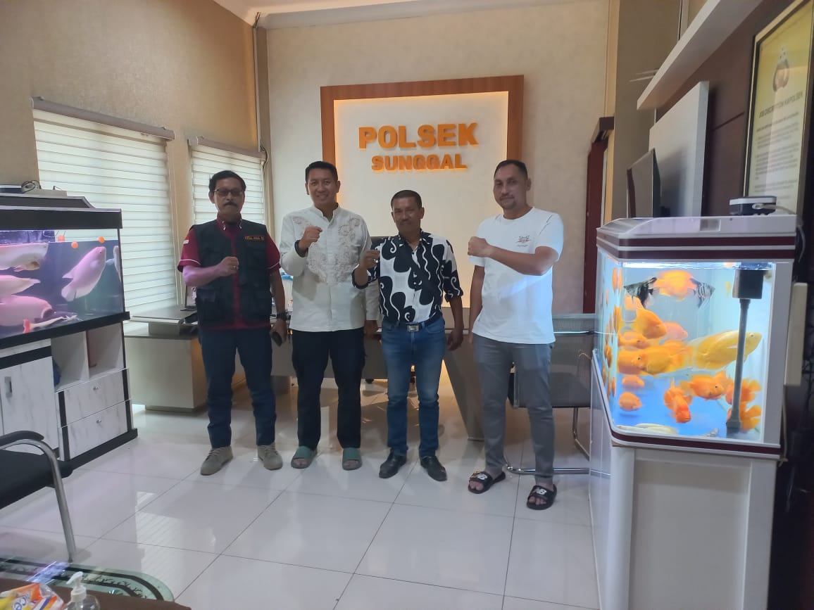 Terima Kunjungan Wartawan DPD MOI Medan,Kapolsek Sunggal Menegaskan Minggu Depan Berkas P21