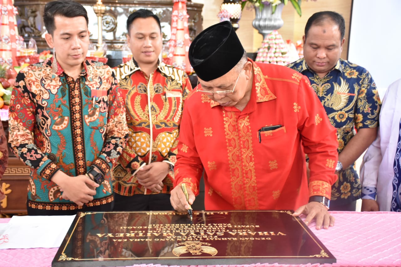 H. Soekirman Hadiri Peresmian Purnapugar dan  Perayaan HUT ke-55  Vihara Satya Maitreya 