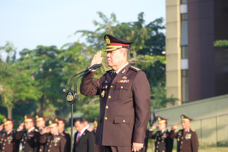 Peringatan Hari Sumpah Pemuda Ke - 96 Di Mapolda Riau Berjalan Hidmat