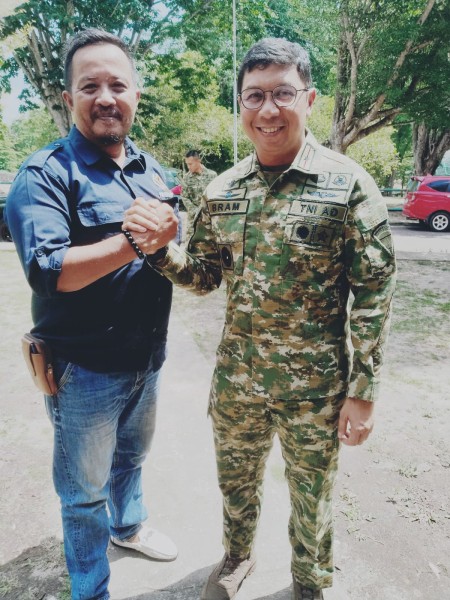 Group 3 Kopasus Menjalin Silaturahmi Agar Bersinergi Bersama  Insan pers Kota Dumai.