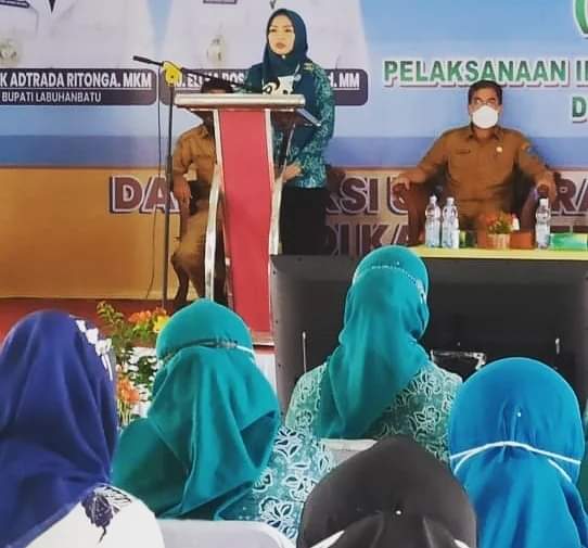 Ketua TP.PKK Kabupaten Labuhanbatu, hadiri pembukaan KPM di PTPN3 Janji