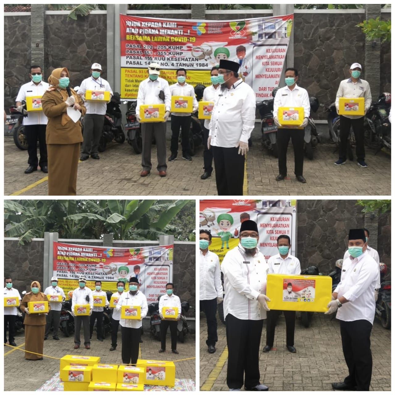 TEC Sumbangkan APD Untuk Tenaga Medis Se-Lampung Selatan.