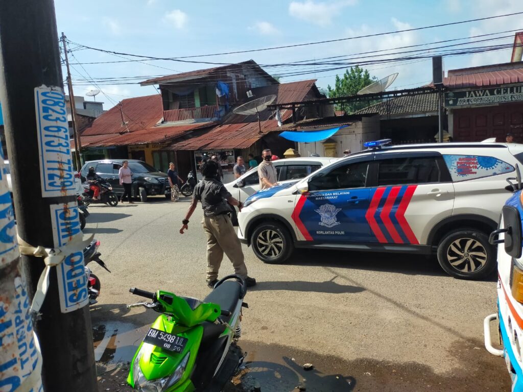 IH yang mengejar Iptu Iwan Mashuri dengan parang dapat diamankan Petugas Polres Labuhanbatu