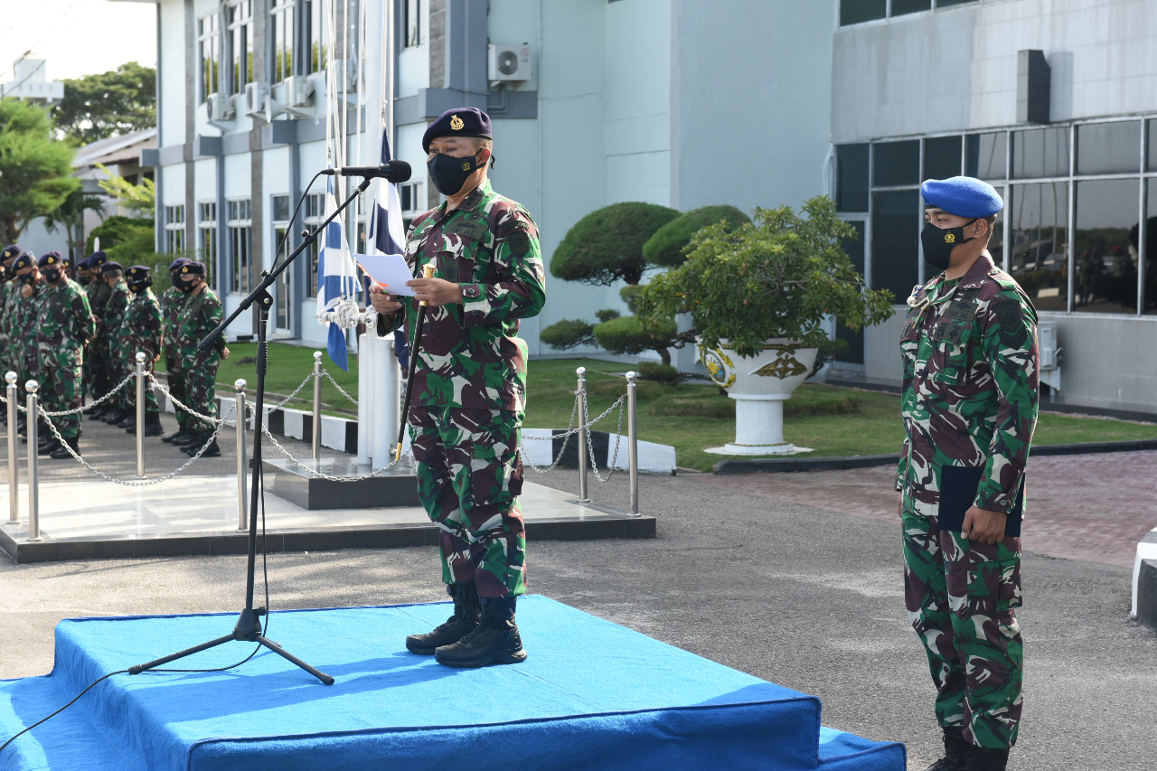 Danlantamal I Pimpin Apel Khusus Dalam Rangka _Entry Brifing_ Di Mako Lantamal I Belawan