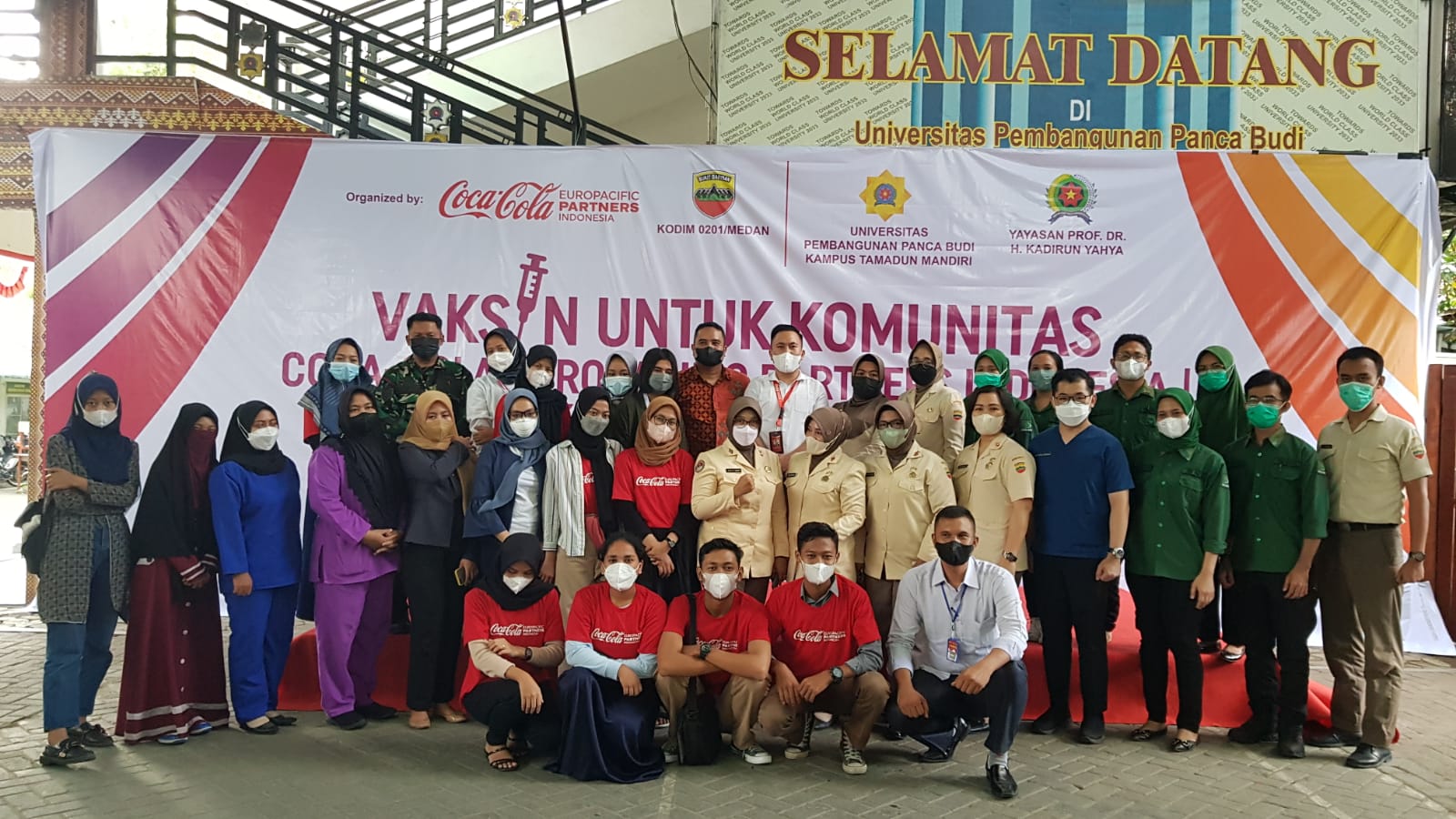 CCEPI Gandeng KODIM 0201/Medan dan UNPAB Gelar Vaksinasi Untuk Komunitas