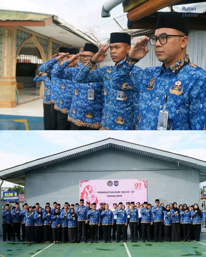 Rutan Dumai Peringati Hari Ibu Ke- 97 Tema Perempuan Berdaya Dan  Berkarya Menuju Indonesia Emas 2045